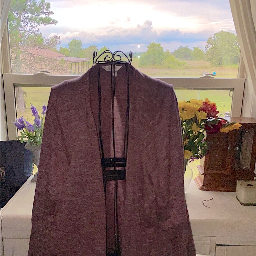 •Purple Cardigan•